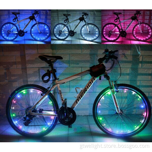 Hot New Products for 2014 LED Light for Bike with 18LED Different Color